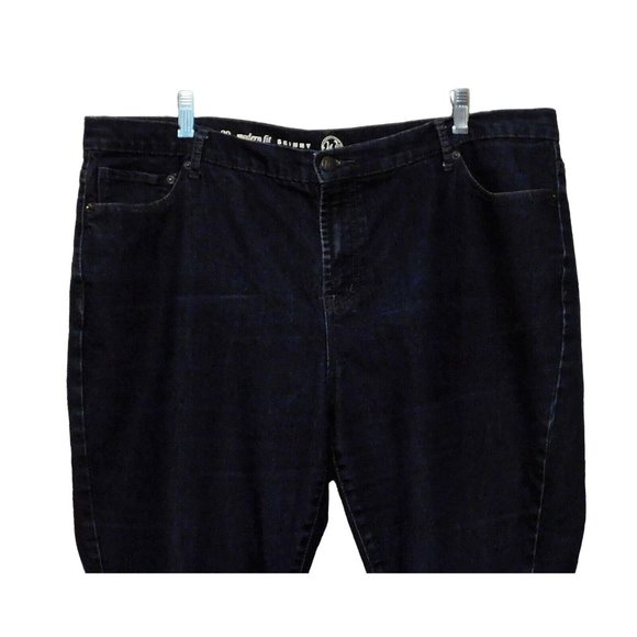 No. 62 Skinny Jeans 20 Blue Denim Modern Fit 42 x 28.5 Cotton Blend - Picture 3 of 7